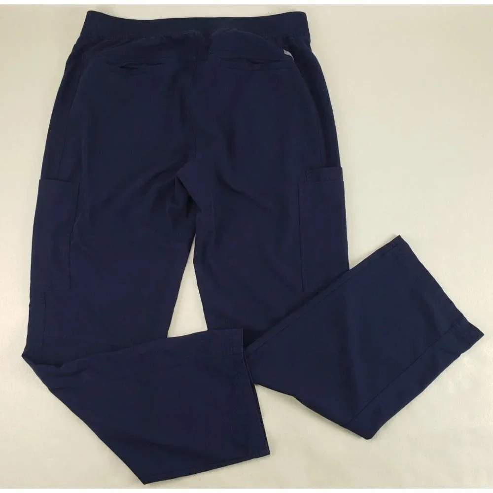 FIGS Axim Cargo Scrub Pant Mens XL Blue Double Pocket T2001 Technical Collection